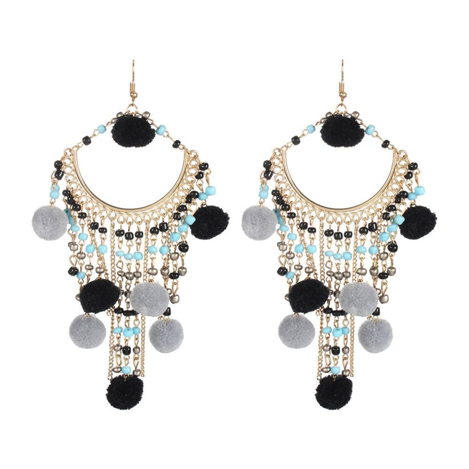feather dangle earrings