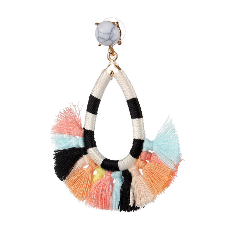 colorful earrings