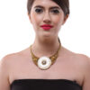 Aztec White Necklace