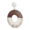 Belleza Ivory Exclusive Wood Earrings