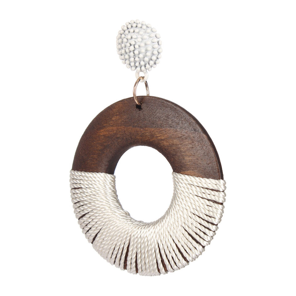 classic wood earrings