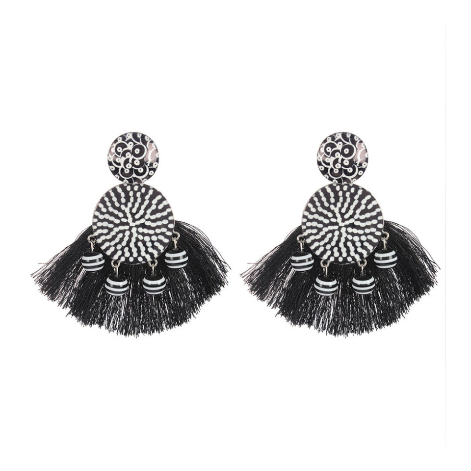 boho tassel party earrings