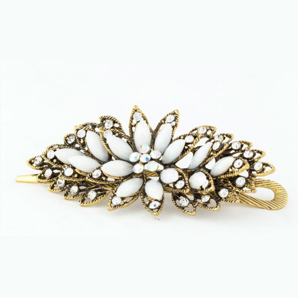 Chryssa White Hair Accessory