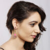 Cosmos Pink Earrings