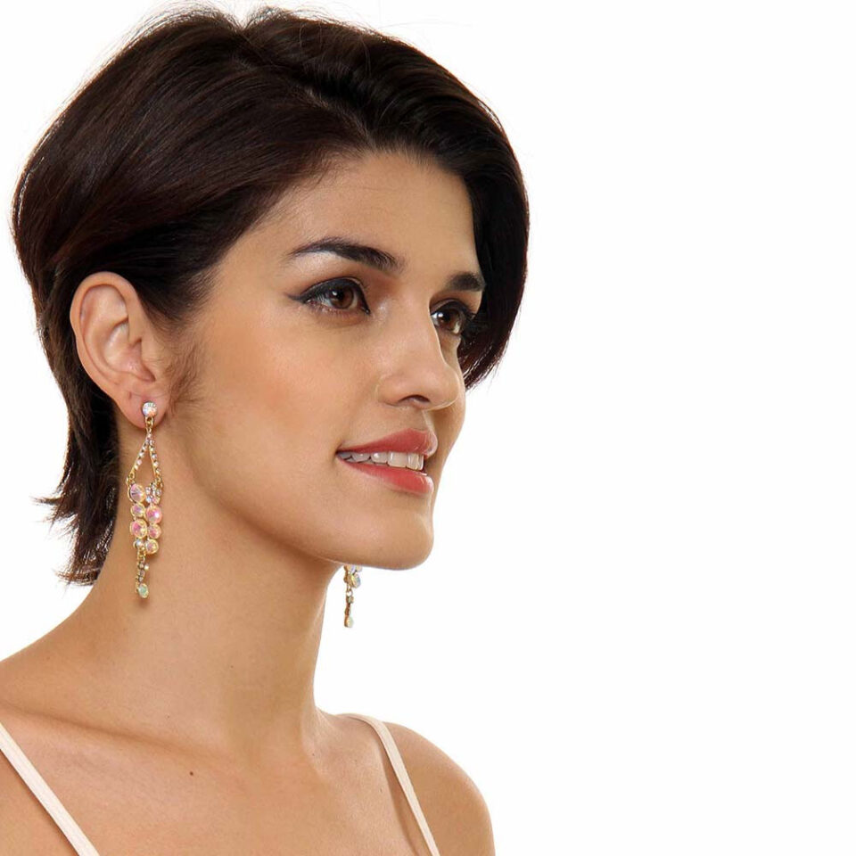 stone studded earrings