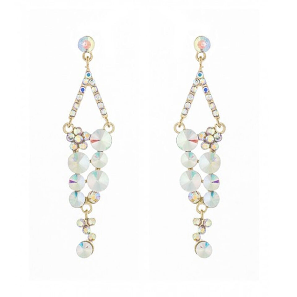 golden drop earrings for woman