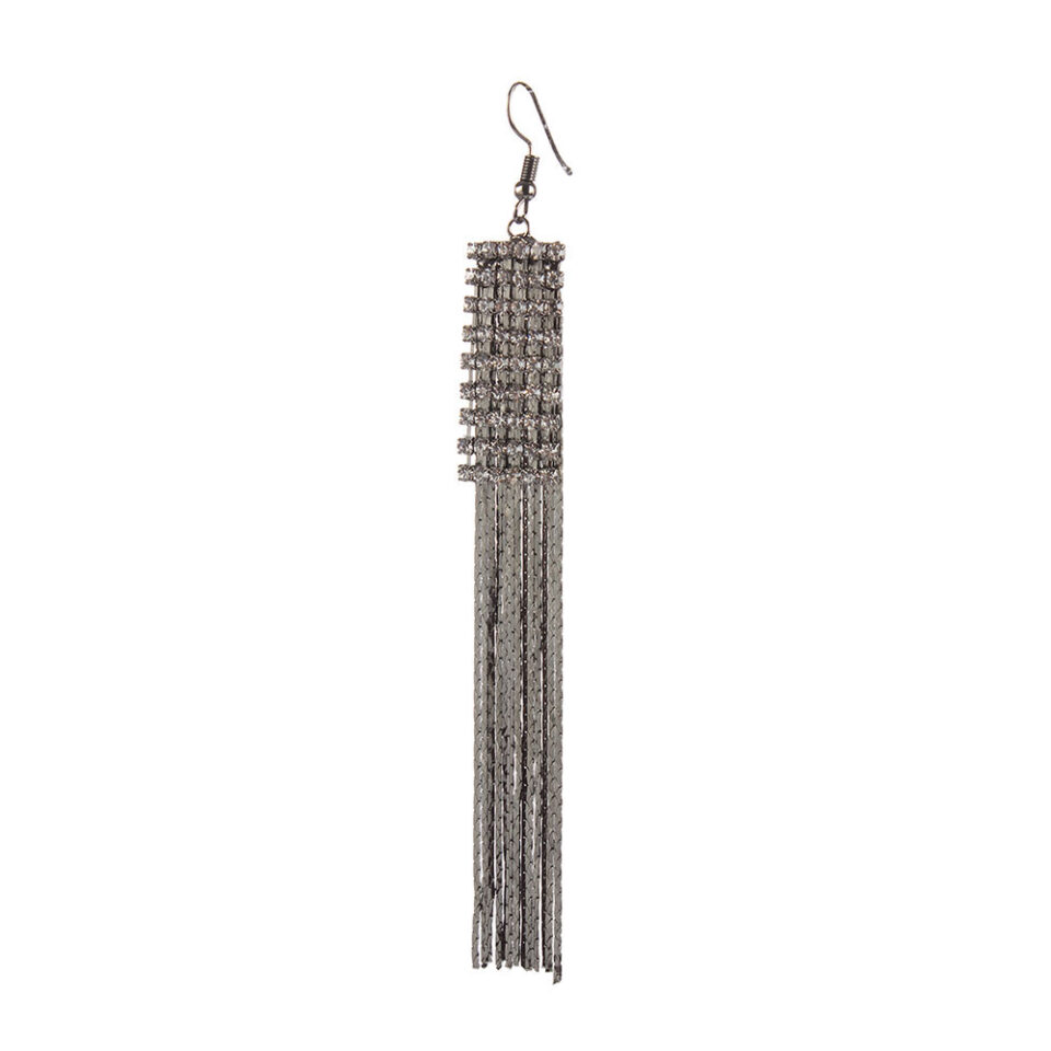 metallic fashion earrings