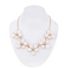Flirty Floral Necklace (White)