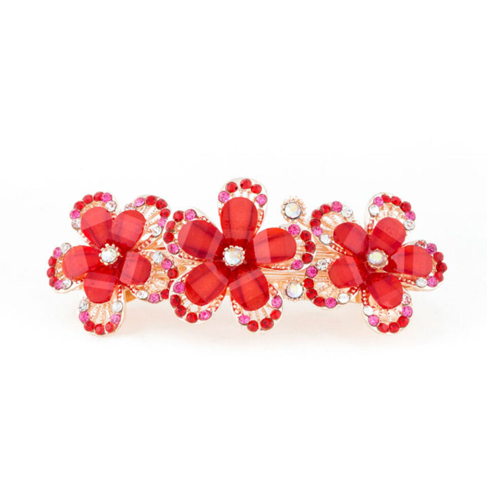 Flora Crimson Hair Accessory