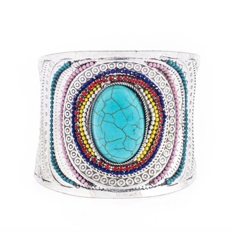 multi-color beaded bracelet