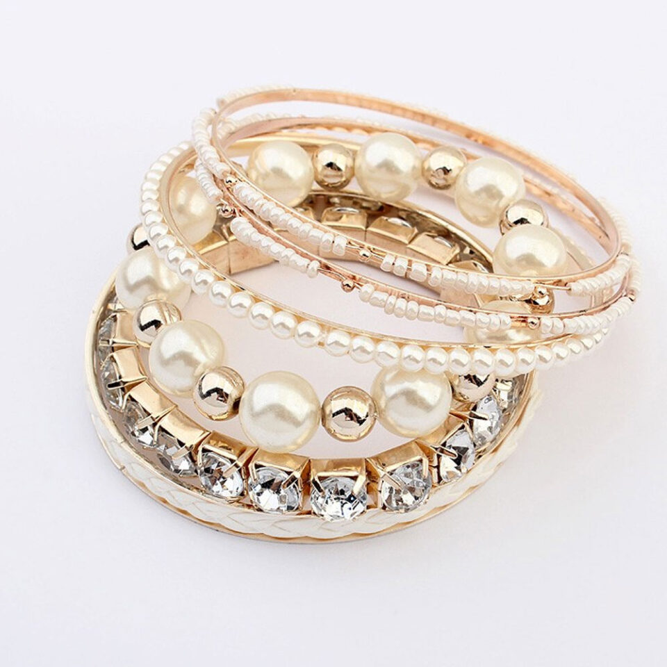 beaded bangles set for girls