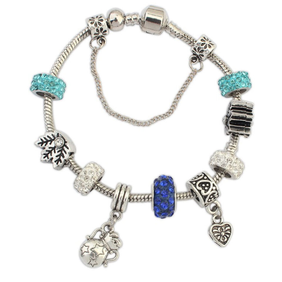 silver charm bracelet