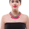 Rainbow Candy Loom Necklace