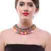 Rainbow Color Loom Necklace