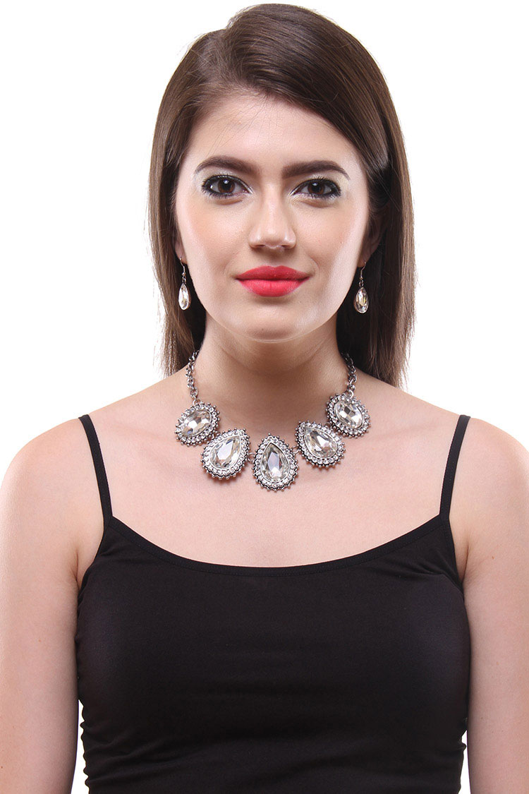 statement crystal jewelry