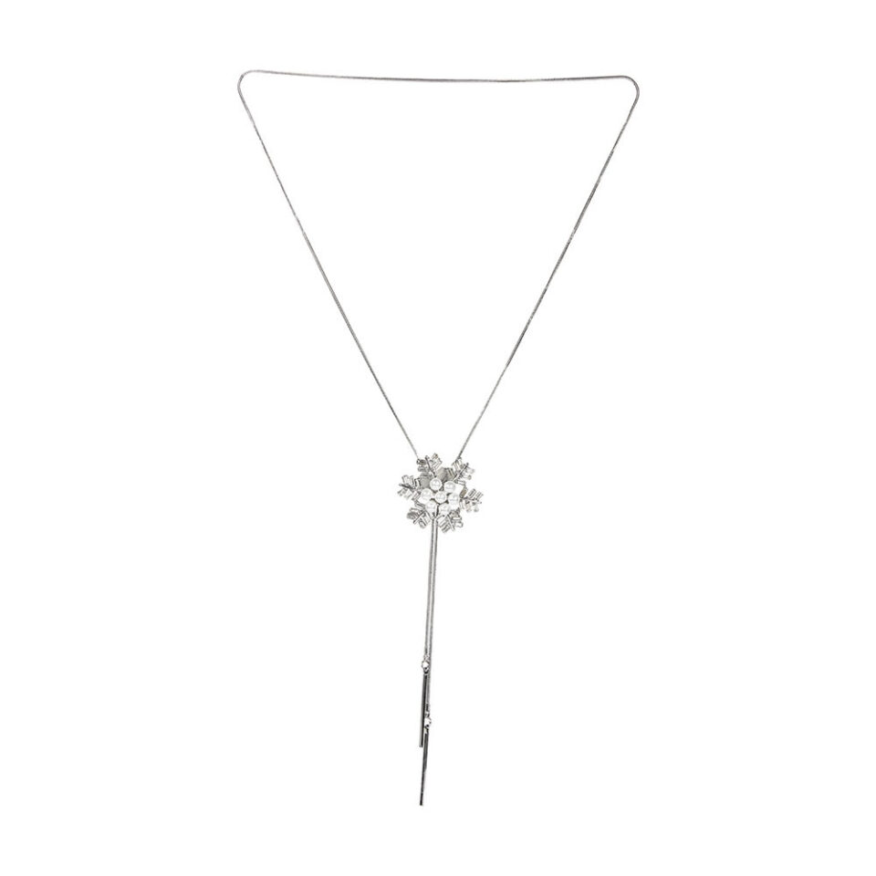 silver necklace for woman