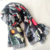 Black Floral Exclusive Scarf