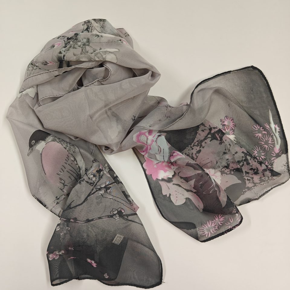 georgette office were scarfs