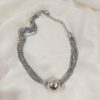 Metallica Silver Necklace