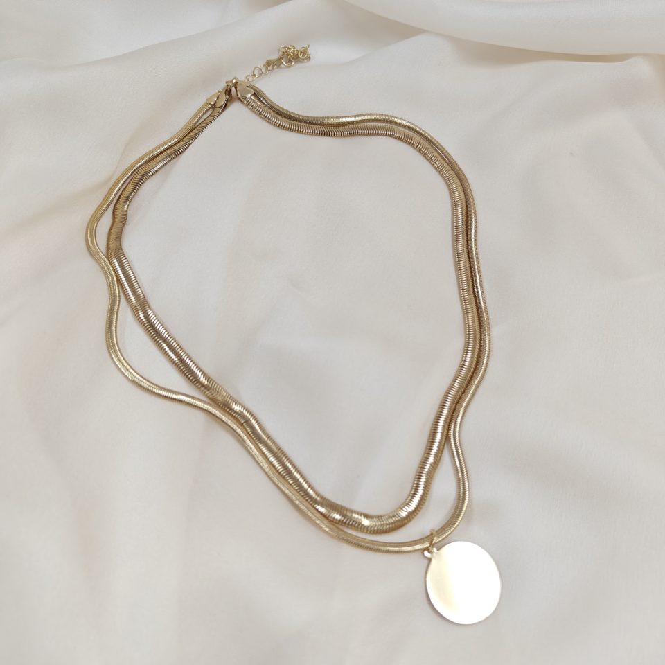 gold fashion necklace