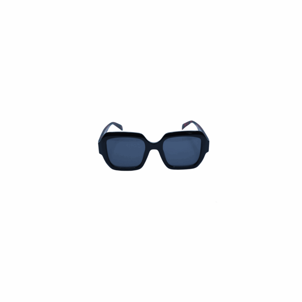 Square Bold Black Sunglasses