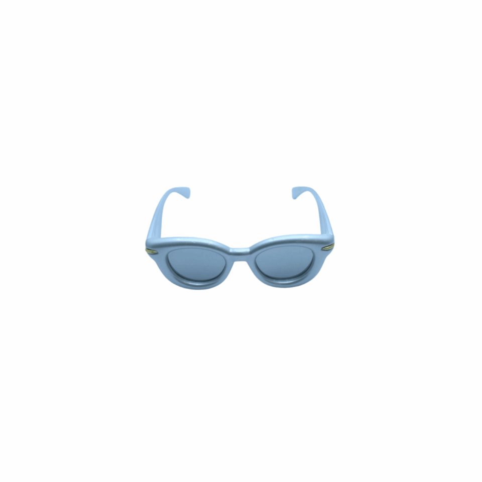 Jazz Bold Icy Silver Sunglasses