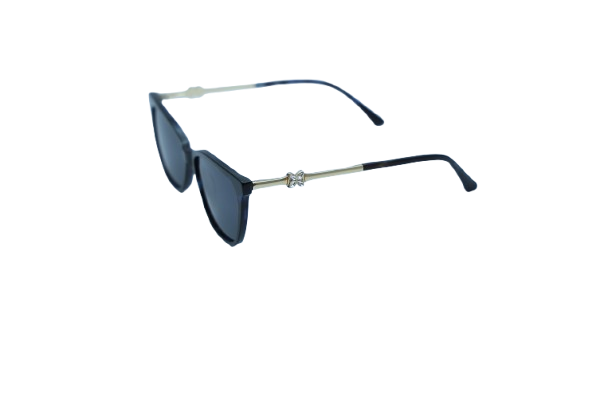 Onyx Cat-Eye Sunglasses