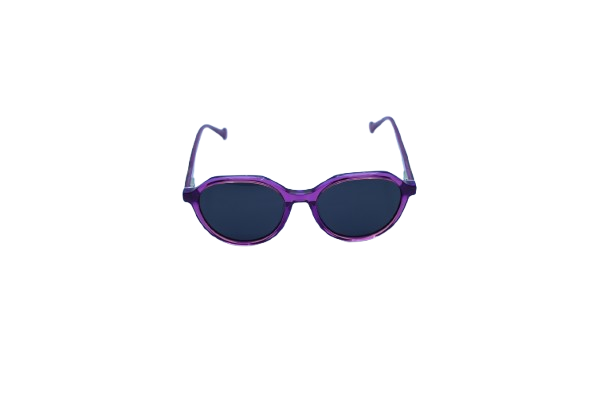Violet Round Sunglasses
